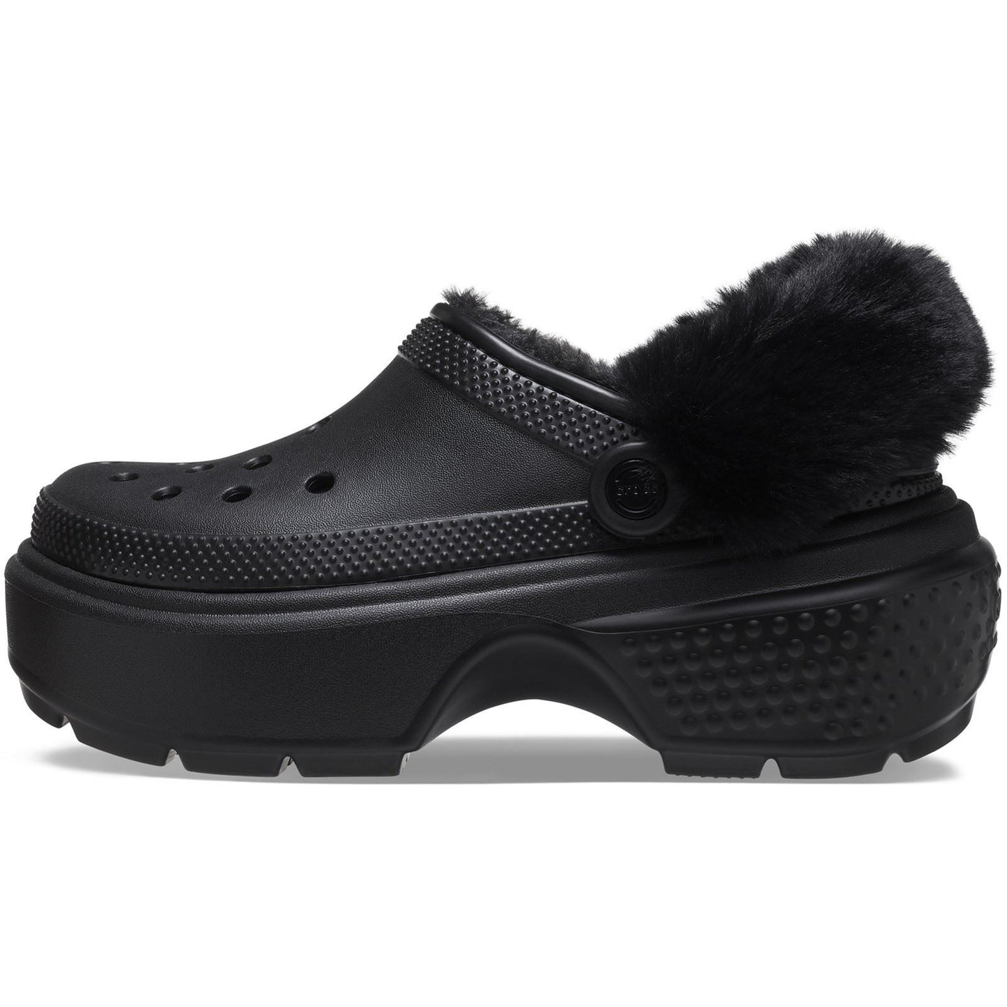 Crocs Women's Stomp Lined Clog in Black