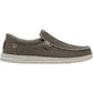 HEYDUDE Mikka Braided Textile Men's Fossil Loafers