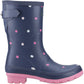 Cotswold Clarence Mid Rubber Women's Spot Wellington Boots