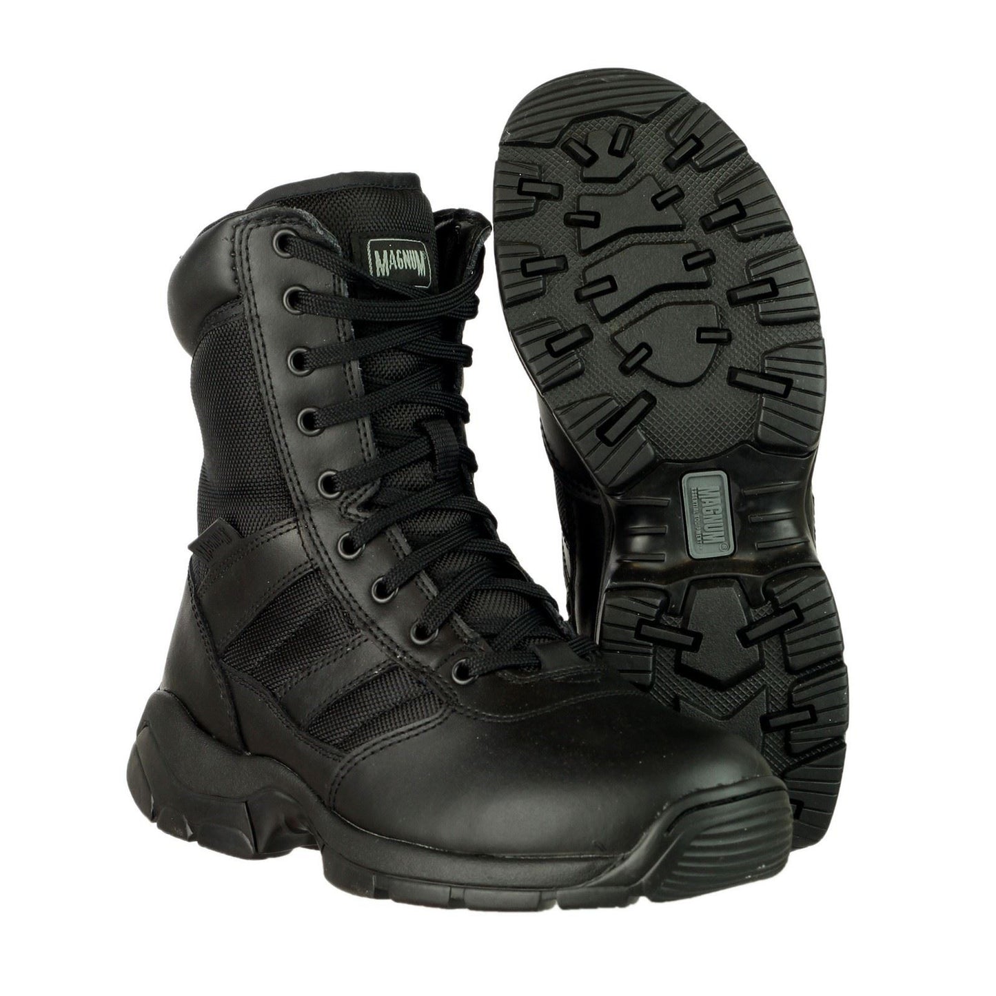 Magnum Men's Panther 8.0 Side-Zip Uniform Boot in Black