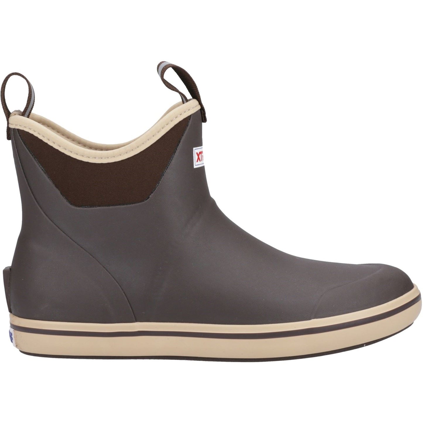 Xtratuf Men's Ankle Deck Boot in Chocolate/Tan