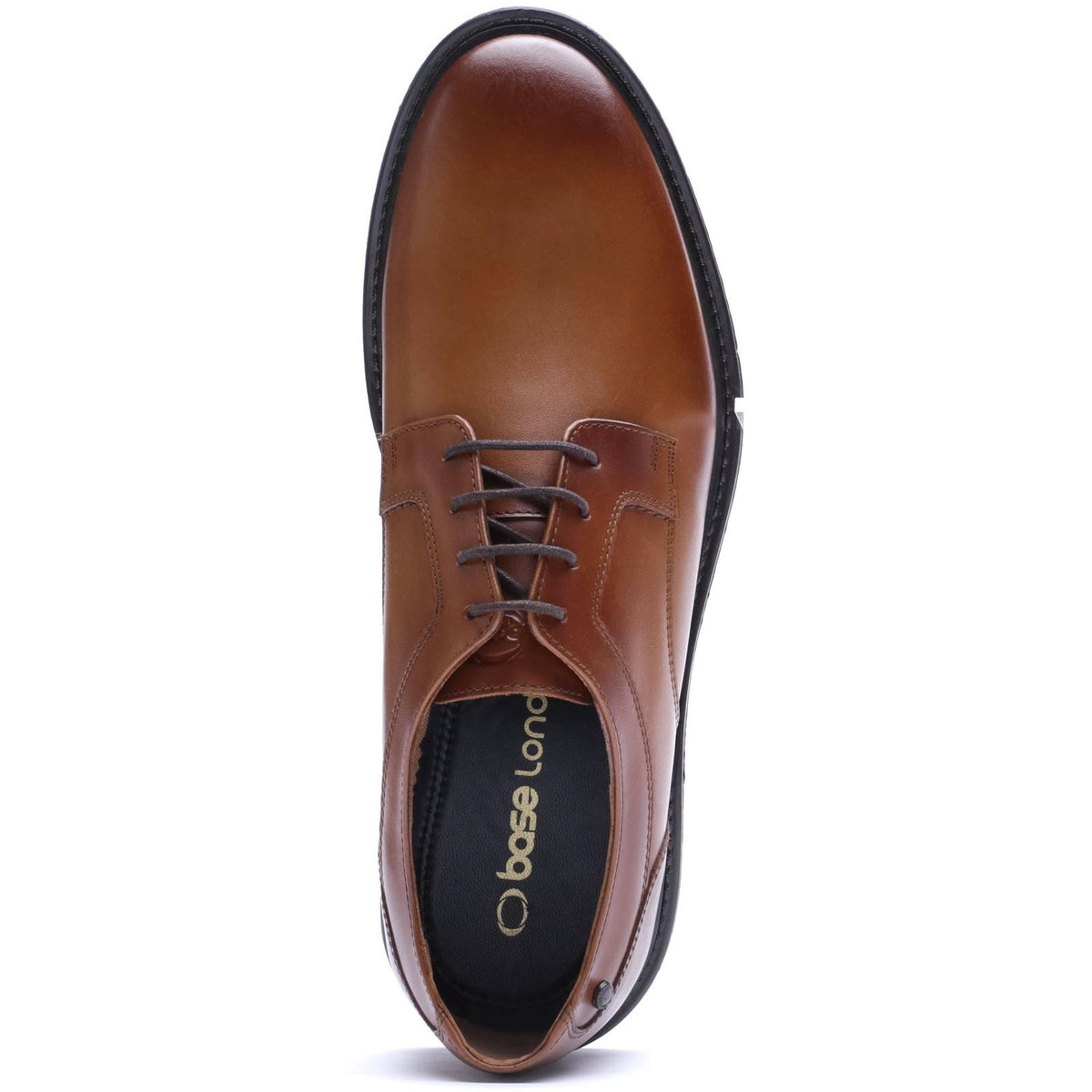 Base London Carter Leather Men's TAN Derby Shoes