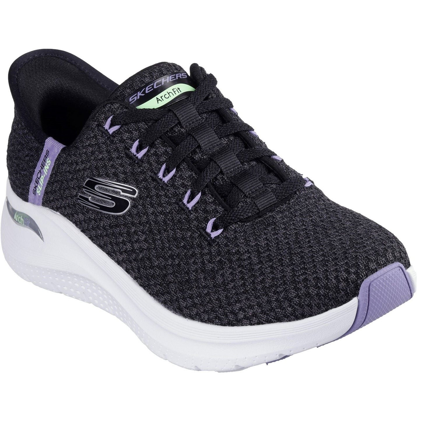 Skechers Women's Arch Fit 2.0 Good Energy Trainers in Black/Multi