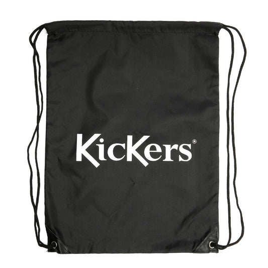 Kickers School PE Polyester Black Drawstring Bag