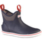 Xtratuf Men's Ankle Deck Boot in Navy/Red