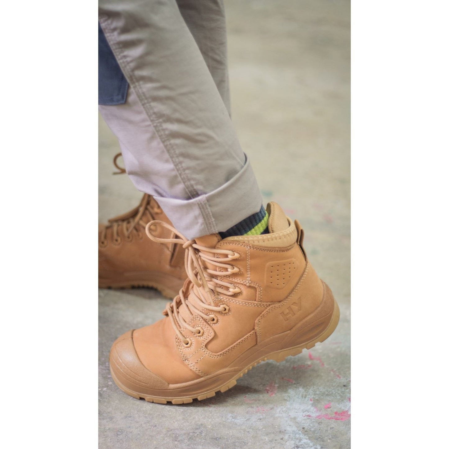 Hard Yakka Unisex Legend PR Safety Boot in Wheat