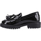 Hush Puppies Abigail Patent Leather Youth Black Loafers