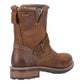 Cotswold Kinsham Leather Women's Tan Winter Mid Calf Boots