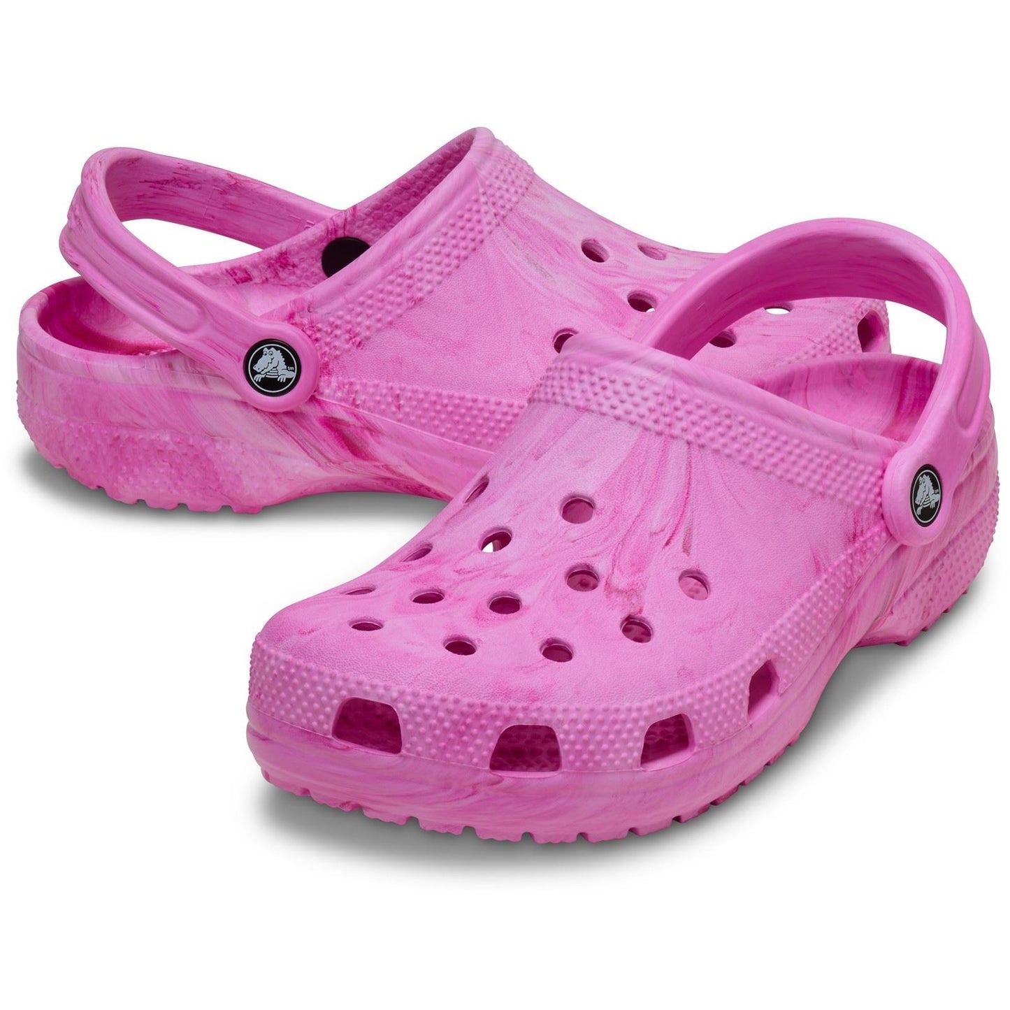 Crocs Classic Marbled Clog Thermoplastic Pink/Multi Clogs