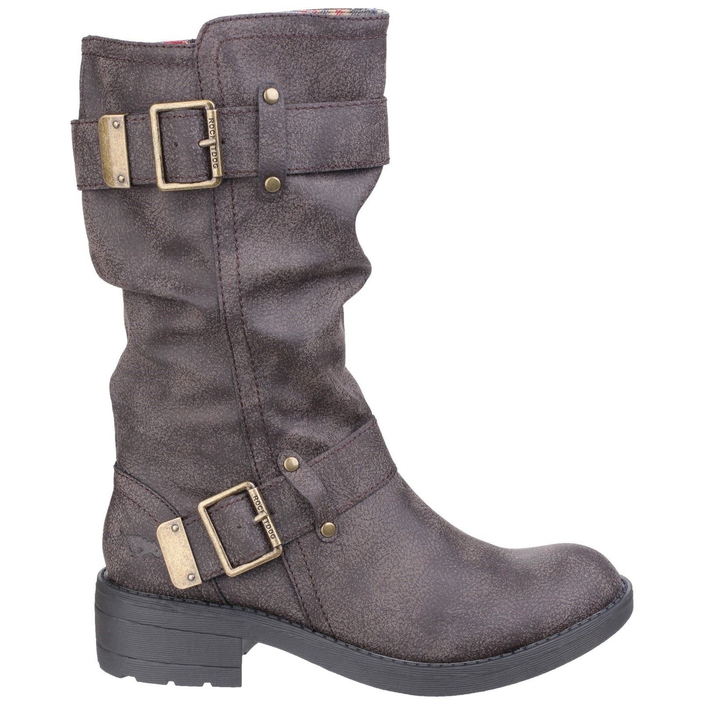 Rocket Dog Women's Trumble Biker Boot in Brown