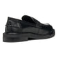Geox D Serilda E Leather Women's Black Moccasins Shoes