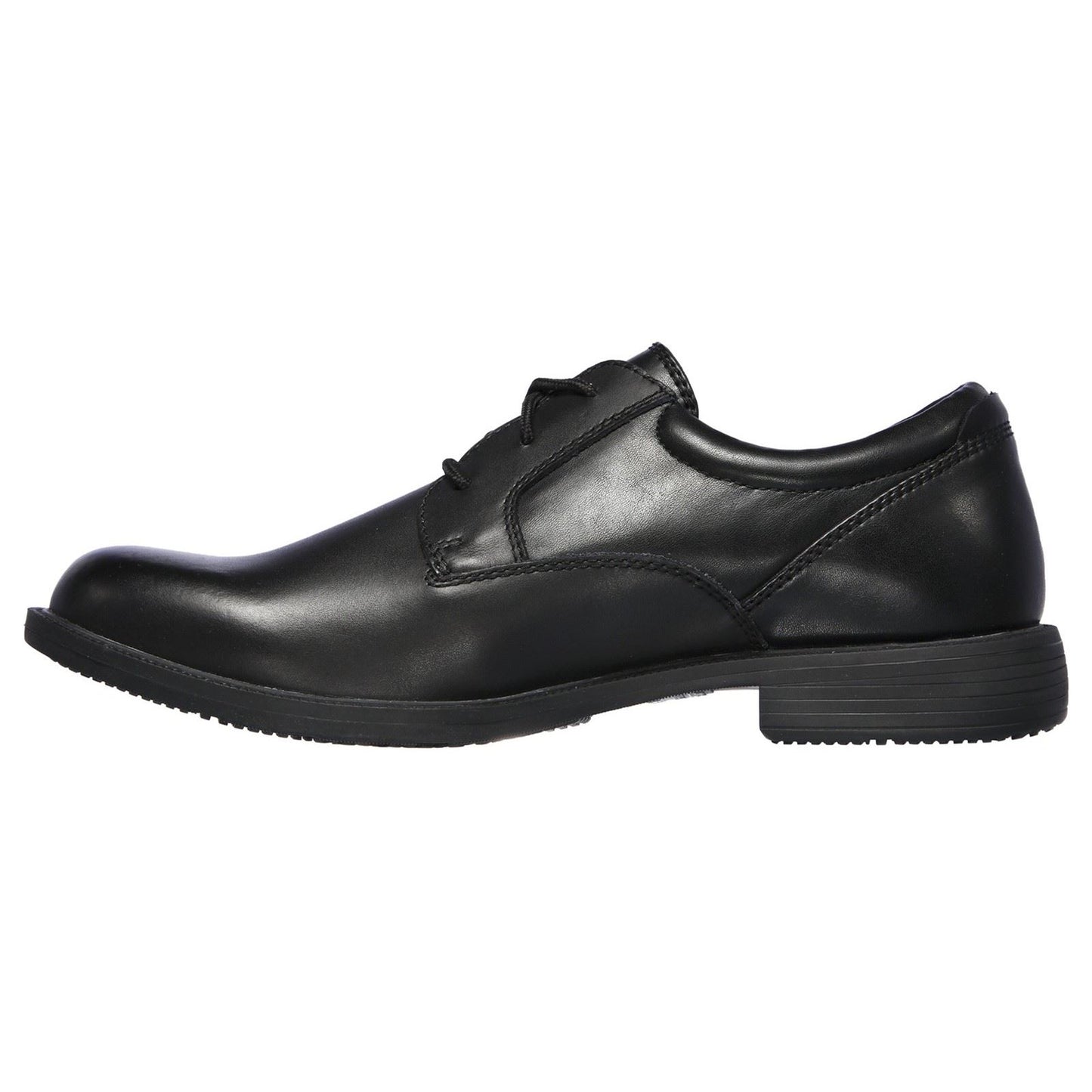 Skechers Dreston Rasmiss Leather Men's Black Standard Lace-Up Shoes