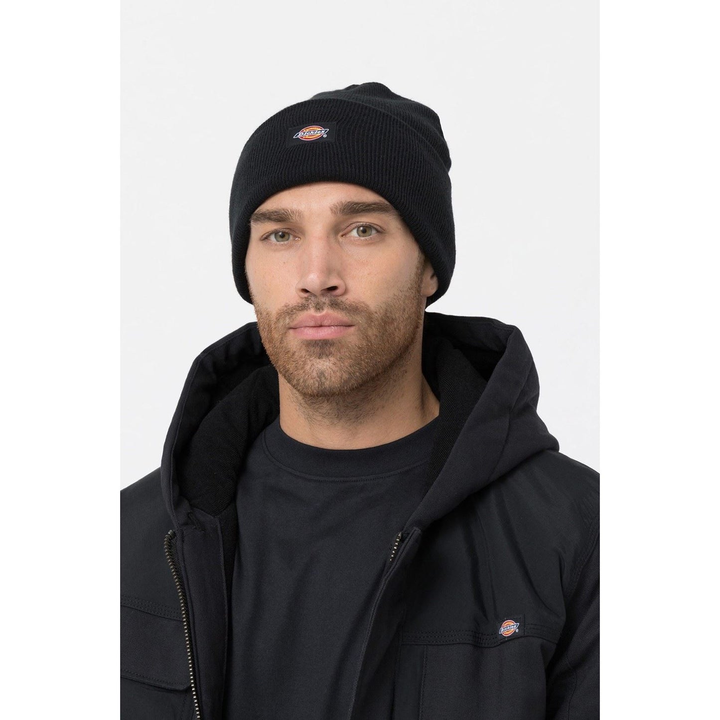 Dickies Acrylic Cuffed Unisex Adults's Black Beanie Hat
