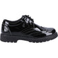Hush Puppies Sally Youth Black Patent Leather Brogues