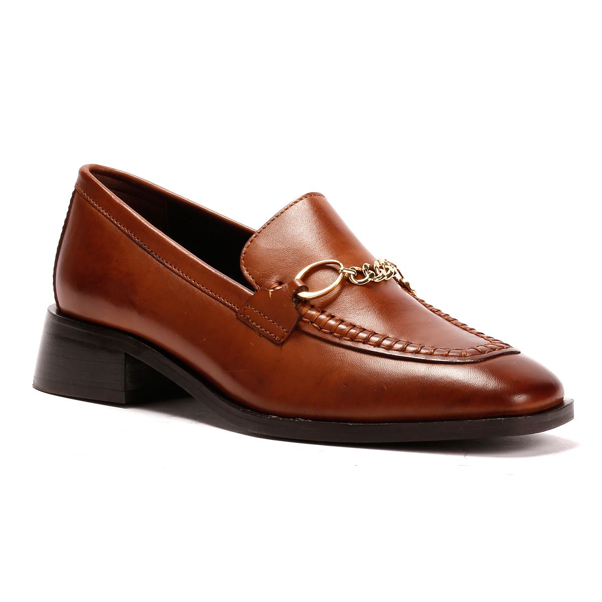 Osprey London The Islington Leather Women's Tan Loafers