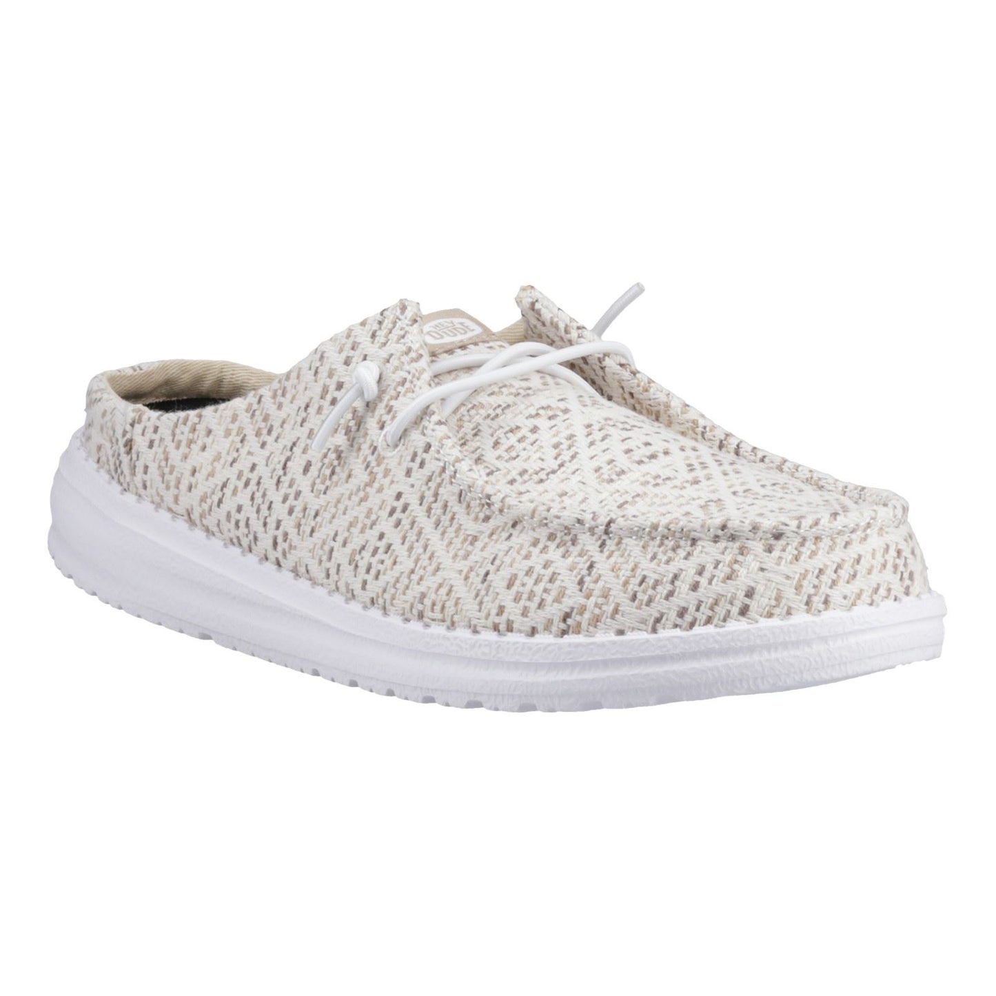 HEYDUDE Wendy Slip Surf Baja Polyester Blend Women's Tan/Multi Mules