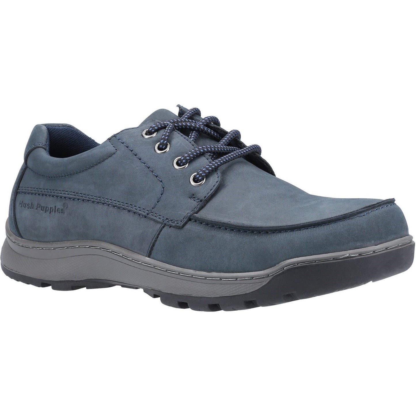 Hush Puppies Men's Tucker Lace Shoe in Navy Nubuck