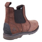 Amblers Safety Men's AS148 Sperrin Lightweight Waterproof Pull On Dealer Safety Boot in Brown