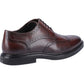 Hush Puppies Kingston Leather Men's Chocolate Brogues Shoes