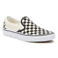 Vans Classic Slip-On Mens Black / White Checkerboard Canvas Trainers