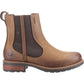 Cotswold Notgrove Leather Women's Brown Flat Chelsea Boots