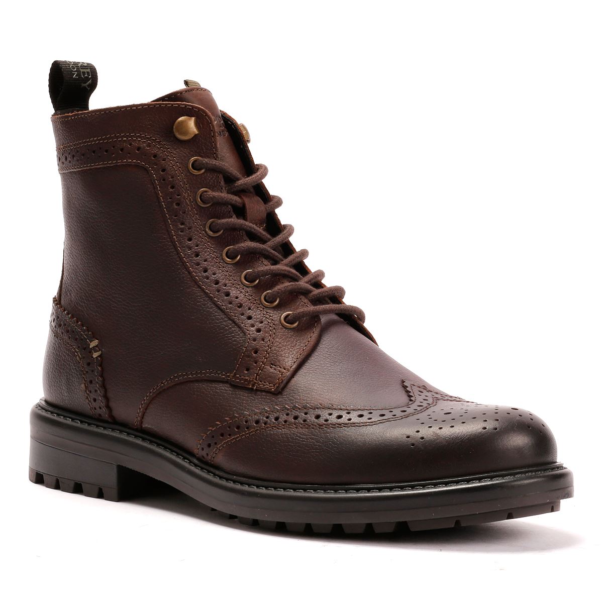 Osprey London The Professor Leather Men's Chocolate Boots