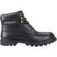 CAT Lifestyle Colorado Moc Toe Leather Men's Black Ankle Boots