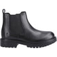 Hush Puppies Ariella Chelsea Leather Black Boots