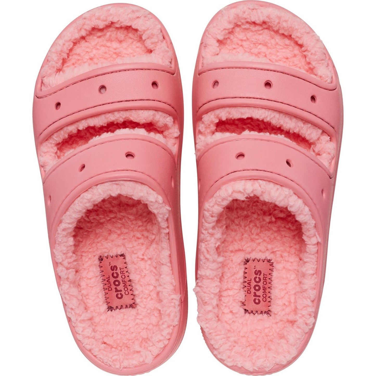 Crocs Women's Classic Cozzzy Sandal in Hot Blush