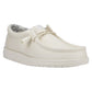 HEYDUDE Men's Wally Canvas Shoe in Stone White