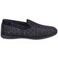 Cotswold Men's Stanley Loafer Slipper in Black