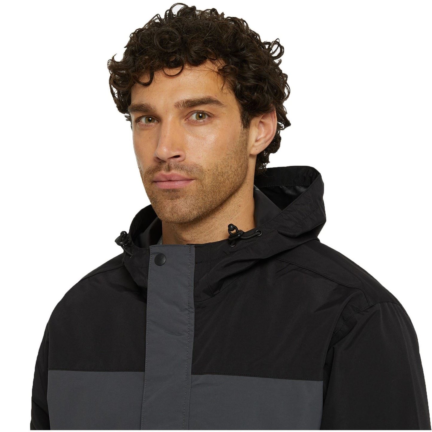 Dickies Men's Waterproof Rain Jacket in Charcoal