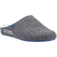 Hush Puppies The Good Slipper 90% Recycled RPET Polyester Men's Charcoal Slippers
