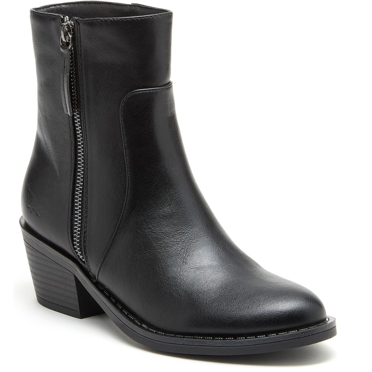 Rocket Dog Yonder Polyurethane Women's Black Heeled Ankle Boots