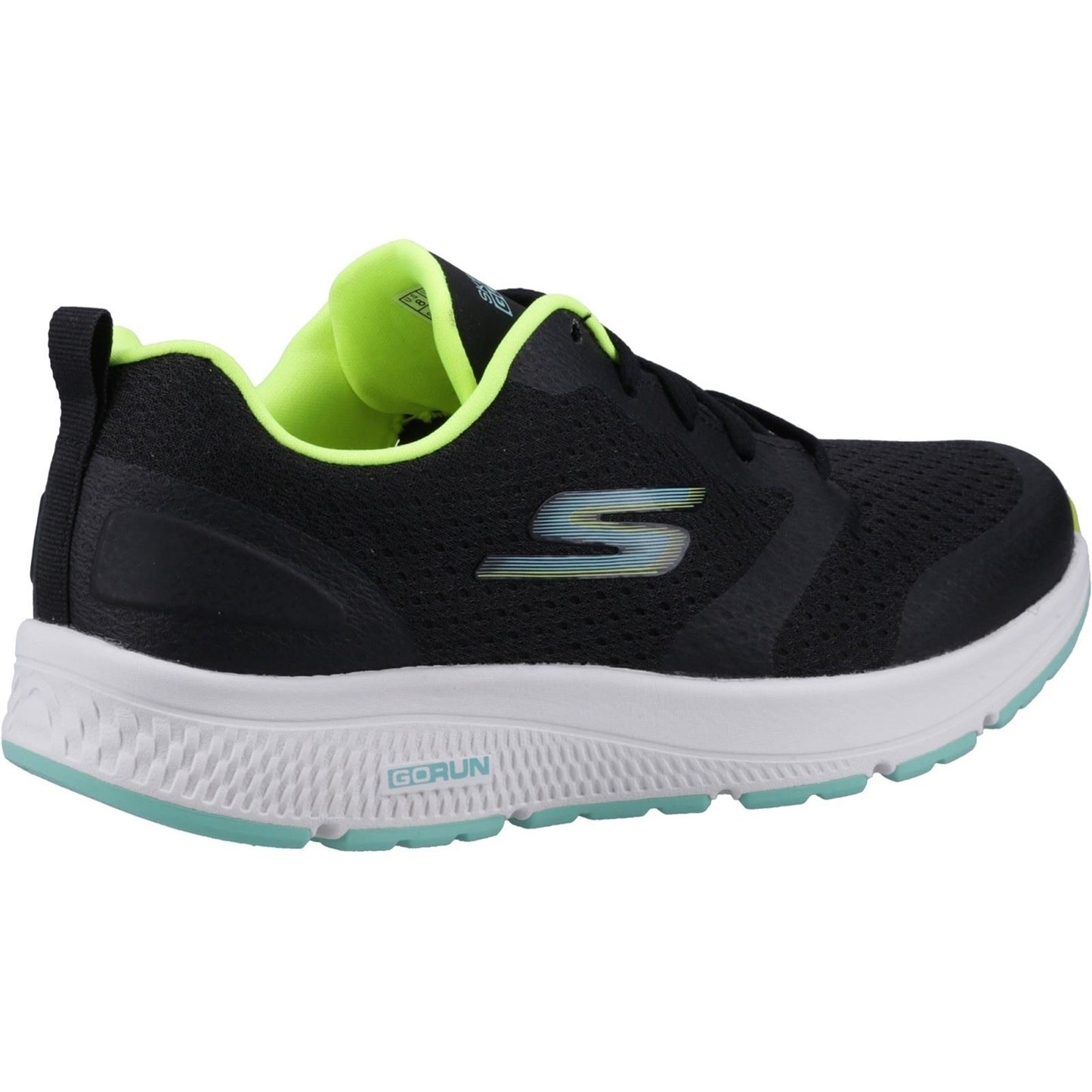 Skechers Women's GO RUN Consistent - Intensify-X Trainer in Black/Lime