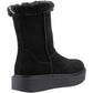 Hush Puppies Becca Mid Suede Women's Black Boots