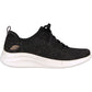 Skechers Women's Ultra Flex 3.0 - Let's Dance Shoe in Black/Rose Gold