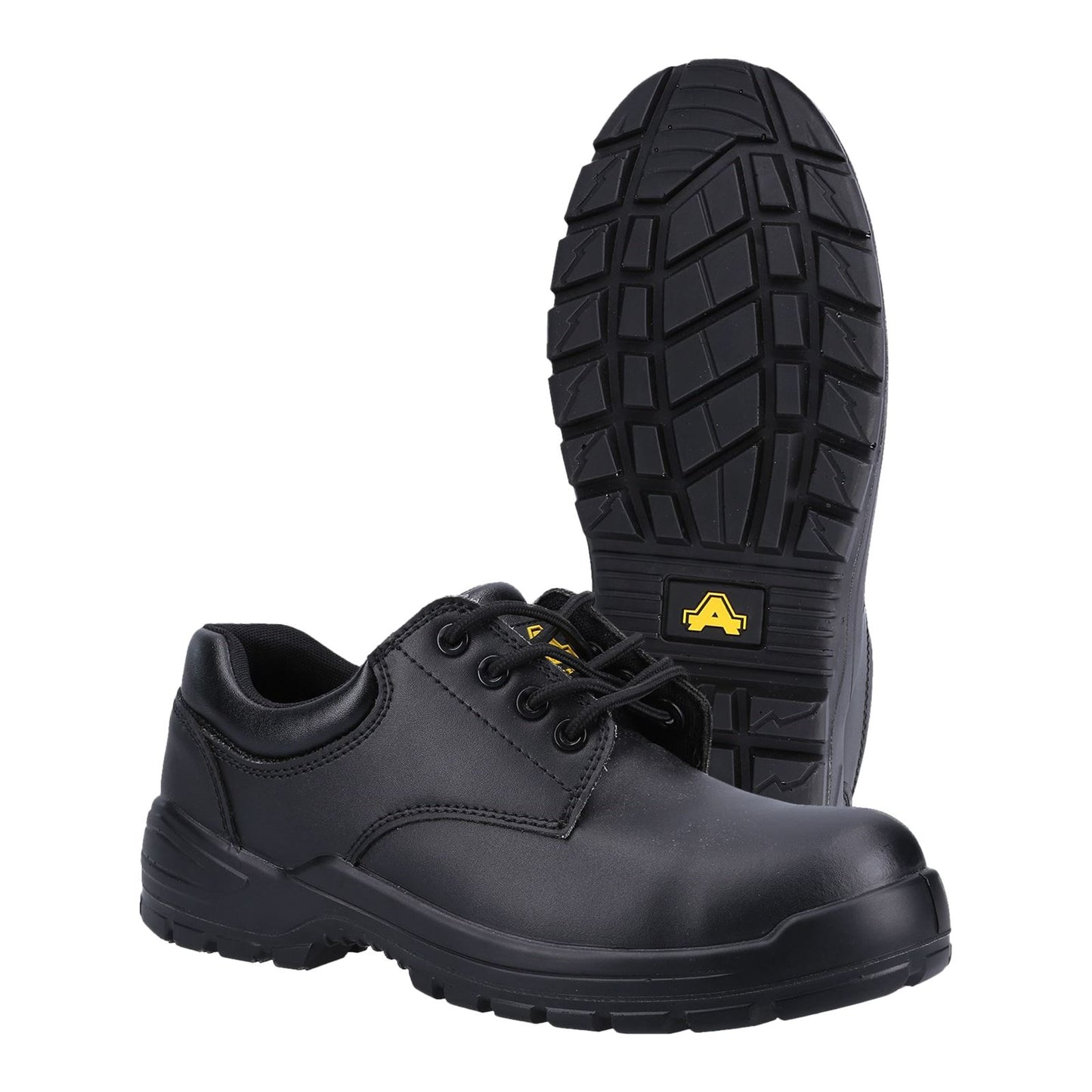 Amblers Safety FS38C Metal Free Composite Gibson Lace Safety Shoe in Black