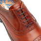 Base London Ascot Oxford Leather Men's Burnt Tan Oxford Shoes