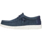 HEYDUDE Men's Wally Stretch Mesh Shoes in Navy