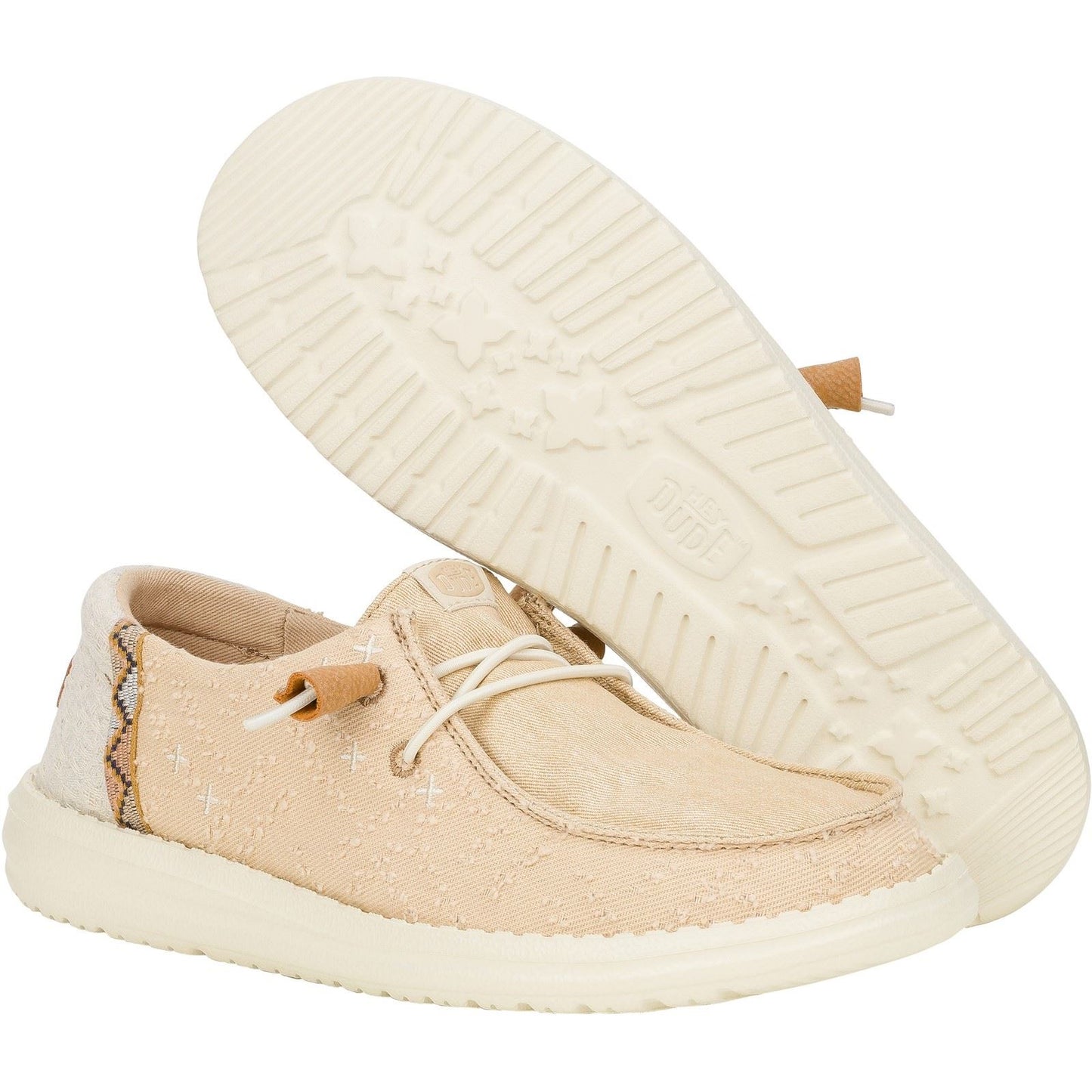 HEYDUDE Women's Wendy Crafted Boho Shoes in Tan