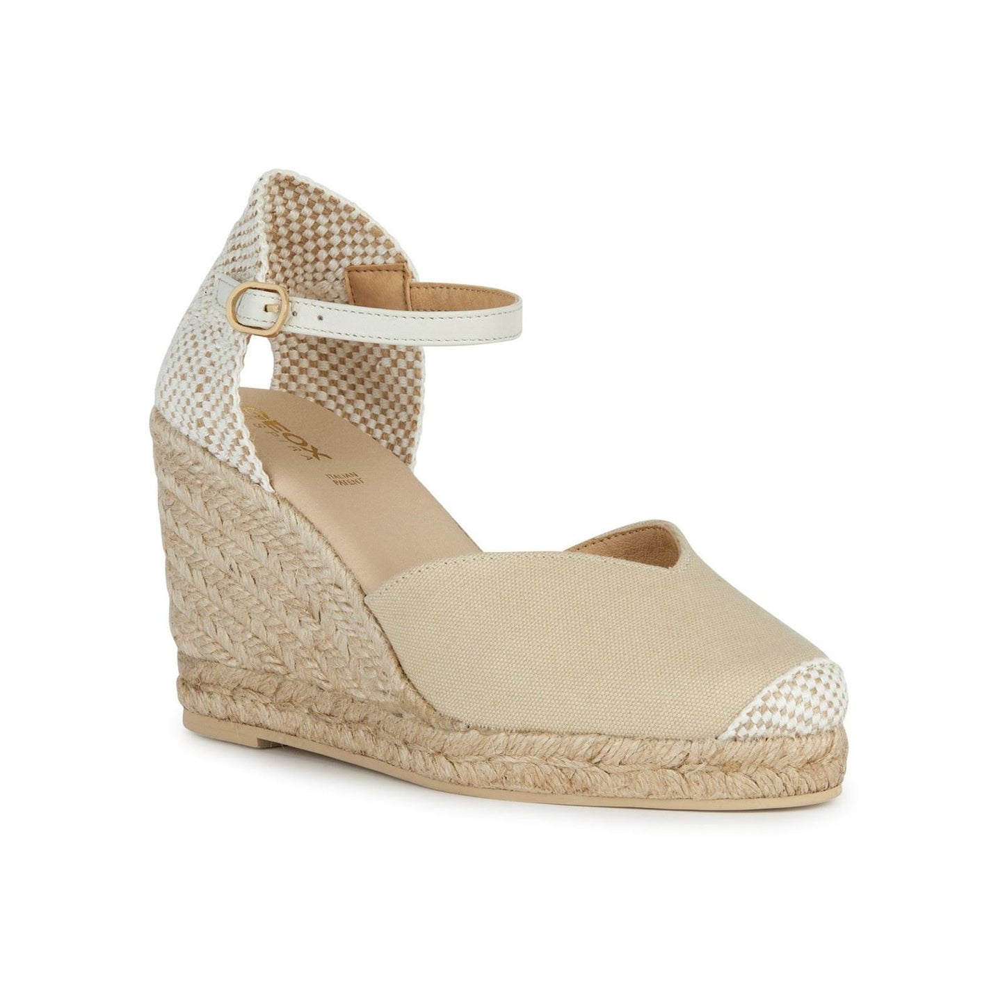 Geox Women's D GELSA A SANDALS in Light Sand