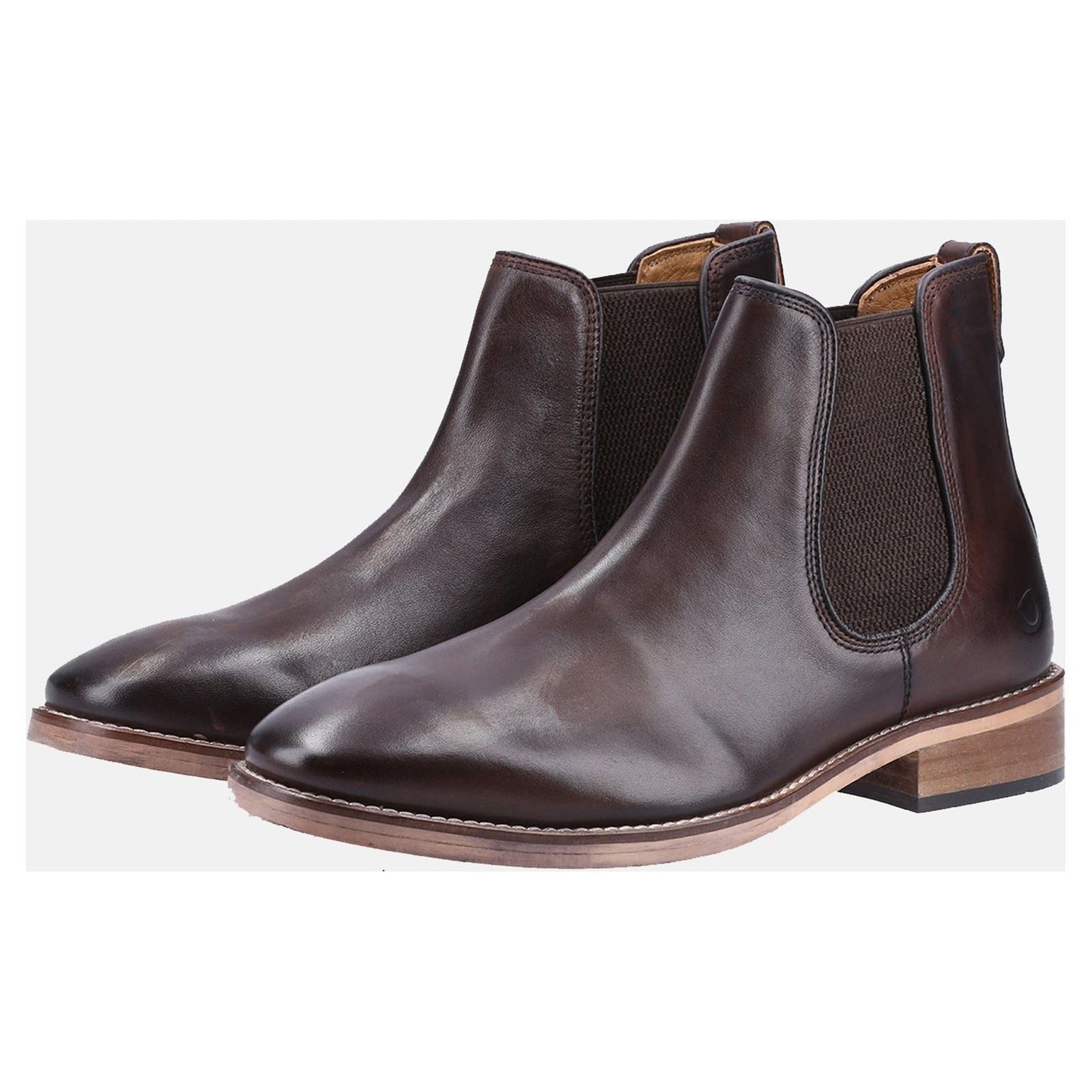 Cotswold Men's Corsham Chelsea Boot in Dark Brown
