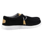 HEYDUDE Unisex Wally Craft Suede Shoe in Black