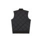 Dickies Men's Diamond Quilted Vest in Black