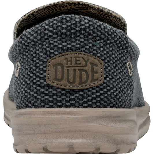 HEYDUDE Mikka Braided Textile Men's Deep Blue Loafers
