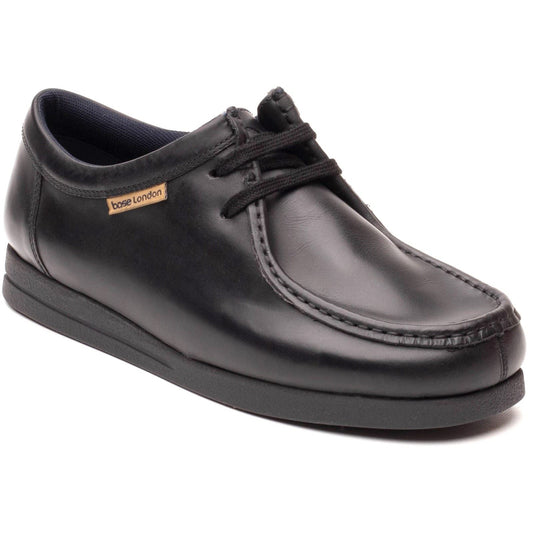 Base London Koko Leather Men's Black Moccasins Shoes