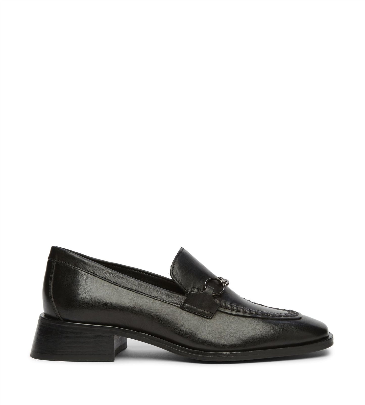 Osprey London The Islington Leather Women's Black Loafers