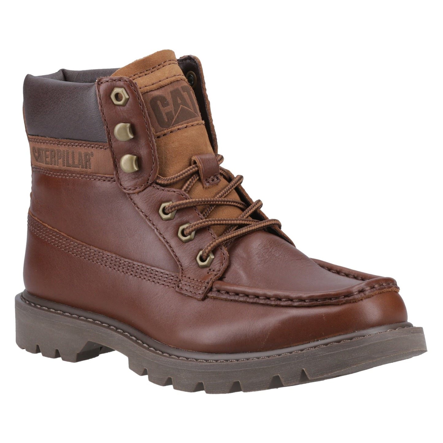 CAT Lifestyle Colorado Moc Toe Leather Men's Nuthatch Ankle Boots