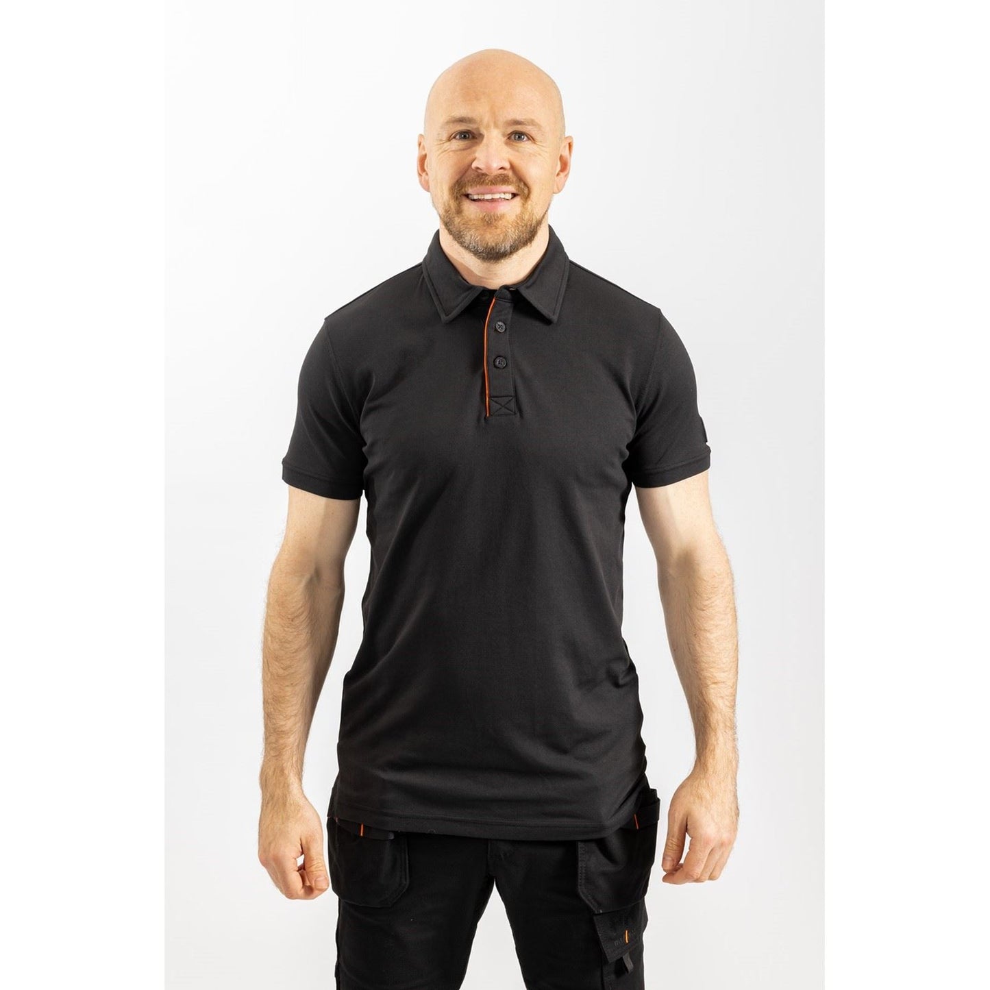 Helly Hansen Workwear Men's Kensington Tech Polo in Black